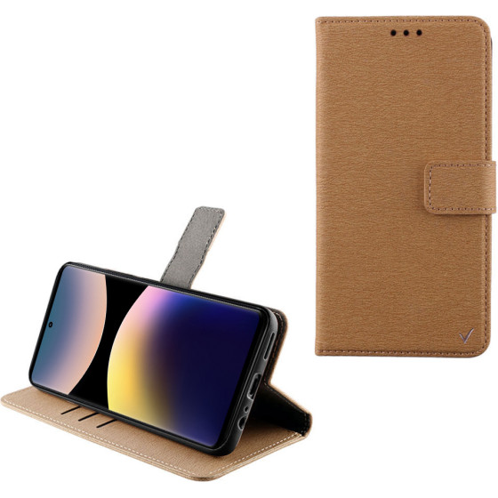 Volte-Tel ���� Xiaomi Redmi Note 14 Pro 4G 6.67'' Allure Magnet Book Stand Clip GOLD - (5205308386725)