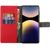 Volte-Tel ���� Xiaomi Redmi Note 14 Pro 4G 6.67'' Allure Magnet Book Stand Clip RED - (5205308386732)