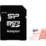 Silicon Power ����� ������ Microsdxc Superior, 128GB, C10 UHS-I U3 A1 V30 - (SP128GBSTXDV3V20SP)