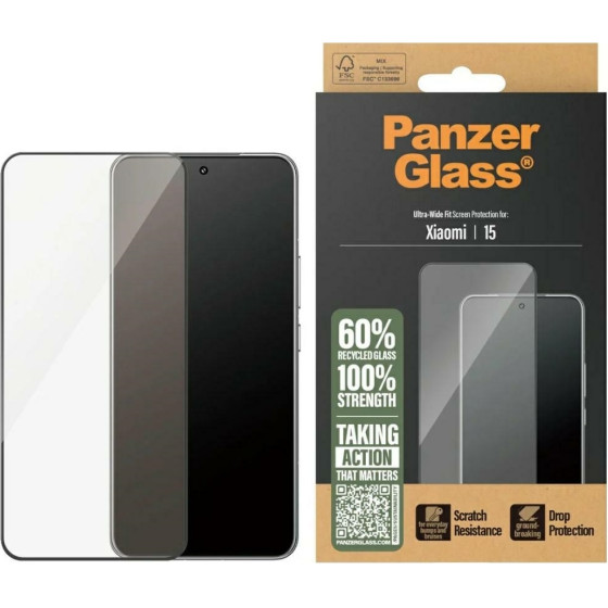 PanzerGlass Ultra-Wide Fit w. Black Frame Do Xiaomi 15 - (PGRNUWFG53445)