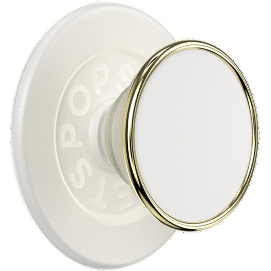 PopSockets Round Luxe Coconut Creme Enamel Magsafe Bezowy - (808938)