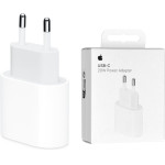 Apple - Original Wall Charger (MUVV3ZM/A) - USB-C, 20W, Fast Charging - White (Blister Packing) - (MUVV3ZM/A;A2347)