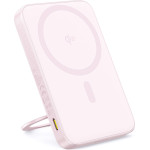 Baseus - Power Bank Picogo (P10076800413-00) - Type-C, Qi2, Fast Charging, 20W, 5000mAh, Rotable Stand, Cable Type-C - Pink