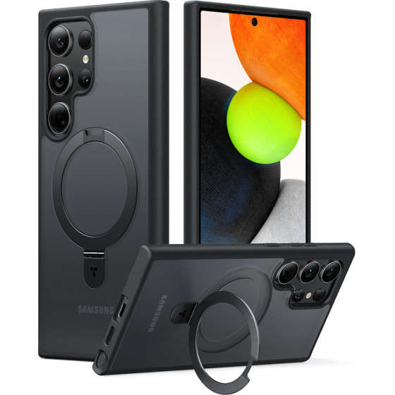 Torras - Ostand Series - Samsung Galaxy S24 Ultra - Black
