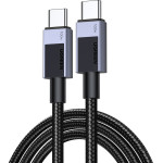 Ugreen - Data Cable L512 (35985) - USB-C To Type-C, Fast Charging, PD100W, 5A, 480Mbps, 0.5m - Space Gray - (35985;L512)
