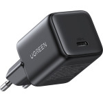 Ugreen - Wall Charger X513 (65007) - USB-C, GaN, Fast Charging, 30W, QC4, 5V/3A - Black - (65007;X513)
