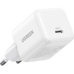 Ugreen - Wall Charger X513 (65009) - USB-C, GaN, Fast Charging, 30W, QC4, 5V/3A - White - (65009;X513)