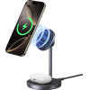 Ugreen - Wireless Charger 2in1 W710 (45382) - MagSafe, For iPhone, AirPods, Apple Watch, USB-C, Qi2, 20W, 3A - Black - (45382;W71)