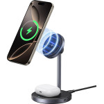 Ugreen - Wireless Charger 2in1 W710 (45382) - MagSafe, For iPhone, AirPods, Apple Watch, USB-C, Qi2, 20W, 3A - Black - (45382;W71)