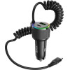Hoco ��������� ����������� 1xUSB-A ��� 2xUSB-C 50W PD+Qc �� ������� Type-C Black - (NZ17A Avant-garde)