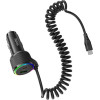 Hoco ��������� ����������� 1xUSB-A ��� 2xUSB-C 50W PD+Qc �� ������� Type-C Black - (NZ17A Avant-garde)
