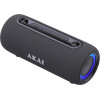 Akai ����� ������ ��������� ����� IPX5 �� ������, Bluetooth, USB, AWS, handsfree, Rgb Lights ��� ������ ����-15W Rms - (ABTSW-40)