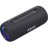 Akai ����� ������ ��������� ����� IPX5 �� ������, Bluetooth, USB, AWS, handsfree, Rgb Lights ��� ������ ����-15W Rms - (ABTSW-40)