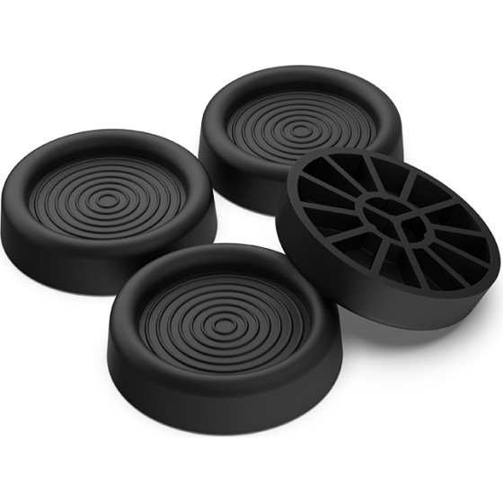 Meliconi 4 ANTI-Vibration Feet - Black COLOR