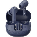 QCY Buds Anc Blue (HT15) - 45db Anc Tws Earbuds 35h 5 Mic ENC, ear-Canal Adaptive tech, Leather Case - (QCY-HT15 Blue)