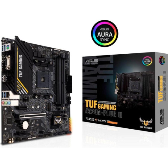 Asus Tuf Gaming A520M-Plus Ii Amd A520 Socket AM4 Micro Atx - (90MB17G0-M0EAY0)