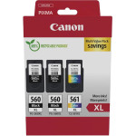 Canon ������ Inkjet PG-560XLx2/CL-561XL Multipack - (3712C009)