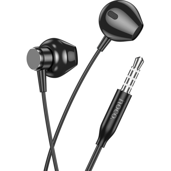 Hoco Hands Free Earphones Stereo 3.5mm �� ��������� ��� ������� ����������� 1.2m ����� - (M125 Smart)