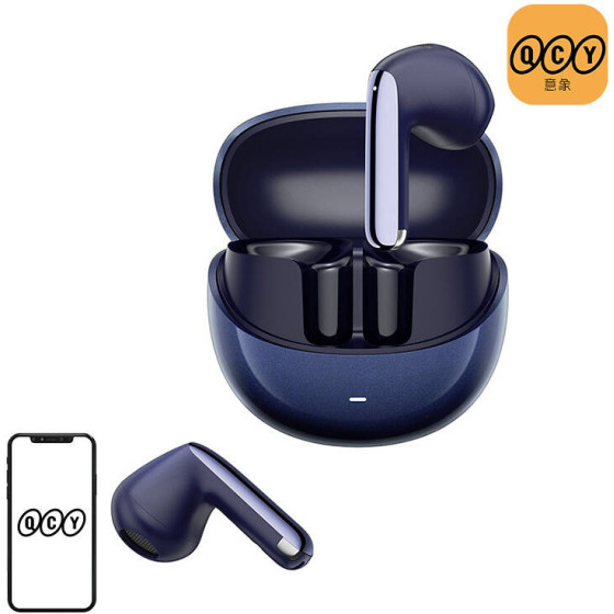 QCY TWS AilyBuds Pro+ HT10 Pro Headphones, ANC (blue) - (HT10 Pro blue)