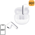 QCY TWS AilyBuds Pro+ HT10 Pro Headphones, ANC (white) - (HT10 Pro White)