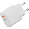 ENERGEA Wall Charger Bazic Goport Velox Kit 1xUSB-C 1xUSB-A Gan 35W With Cable White - (CHR-GPVLX-EU-WHT)