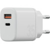ENERGEA Wall Charger Bazic Goport Velox Kit 1xUSB-C 1xUSB-A Gan 35W With Cable White - (CHR-GPVLX-EU-WHT)
