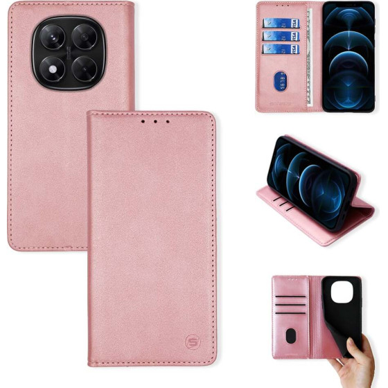 Sonique ���� ��������� Vintage Magnet Wallet Xiaomi Redmi Note 14 Pro 5G / Redmi Note 14 Pro Plus 5G / Poco X7 5G ��� �����