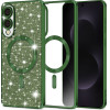 Techsuit - Luxury Glitter Magsafe - Samsung Galaxy S25 Edge - Deep Green