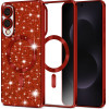 Techsuit - Luxury Glitter Magsafe - Samsung Galaxy S25 Edge - Red