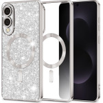Techsuit - Luxury Glitter Magsafe - Samsung Galaxy S25 Edge - Silver