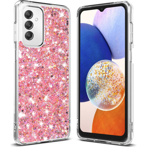 Techsuit - Sparkly Glitter - Samsung Galaxy A14 4G / A14 5G - Pink