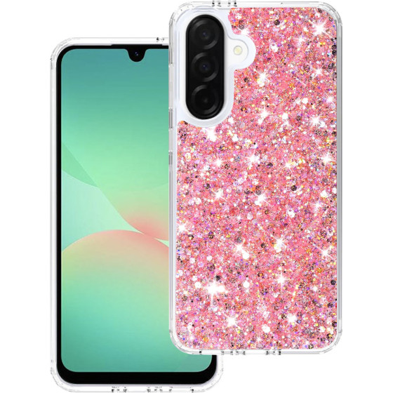 Techsuit - Sparkly Glitter - Samsung Galaxy A26 5G - Pink