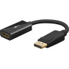 GOOBAY ���������� DisplayPort �� HDMI 4K/60Hz, 0.1m, ������ - (75269)