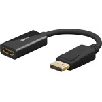 GOOBAY ���������� DisplayPort �� HDMI 4K/60Hz, 0.1m, ������ - (75269)