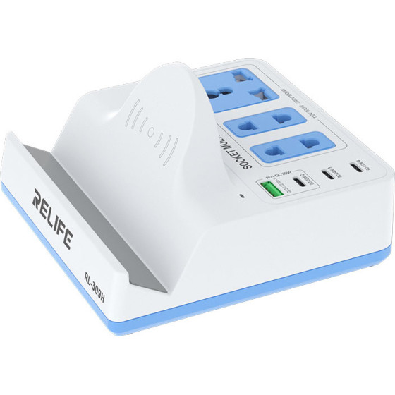 RELIFE ������� �������� USB/3x USB-C/3x DC/wireless, 72W, ������ - (RL-309H)