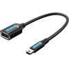 Vention - Otg Adapter - USB-B To Usb 2.0, 480Mbps, Firm Connection, Easy Sharing, Durable, 0.15m - Black - (CCTBB)