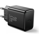 Joyroom Wall Charger JR-TCF06, 20W, 3A, 1 x USB-C, Black