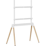 Gembird Tv Floor Stand 55'-86' WHITE/Wood Max Vesa 600x400 - (TVS-86F-01-W)