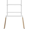 Gembird Tv Floor Stand 55'-86' WHITE/Wood Max Vesa 600x400 - (TVS-86F-01-W)
