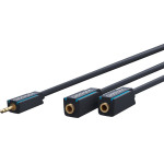 Clicktronic 3.5 Mm Aux Adapter Cable, Stereo - (70491)