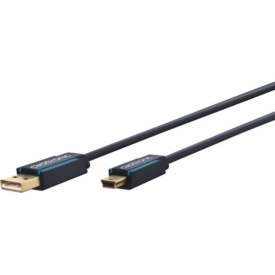 Clicktronic Usb A To Usb Mini B 2.0 Adapter Cable - (70127)