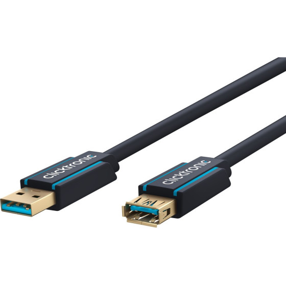 Clicktronic USB-A Extension Cable - (70120)