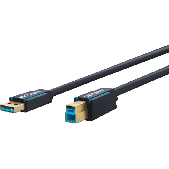 Clicktronic USB-A To USB-B 3.0 Adapter Cable - (70093)
