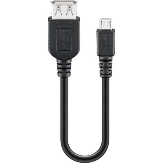 Goobay 0.2 m Usb 2.0 Hi-Speed Adapter - (95193)