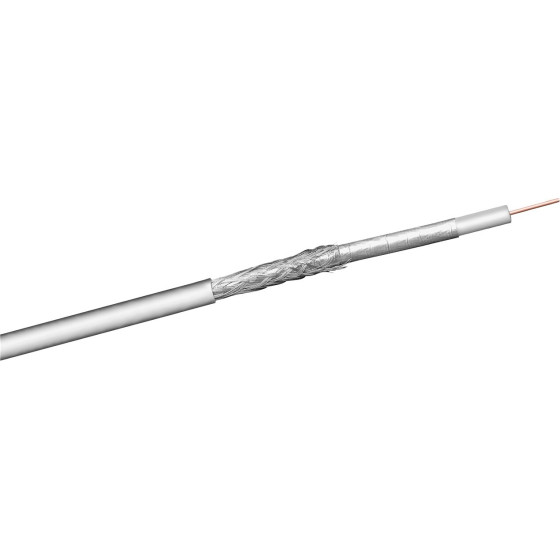 Goobay 100 Db Sat Coaxial Cable, Double Shielded, Ccs - (27528)