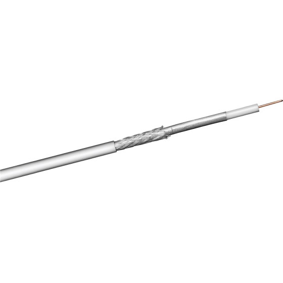 Goobay 100 Db Sat Coaxial Cable, Double Shielded, Ccs - (67102)