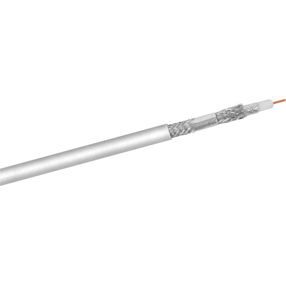 Goobay 120 Db Sat Coaxial Cable, 4x Shielded, Ccs - (27518)