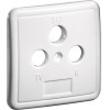Goobay 3-Hole Cover Plate For Antenna Wall Sockets - (67051)