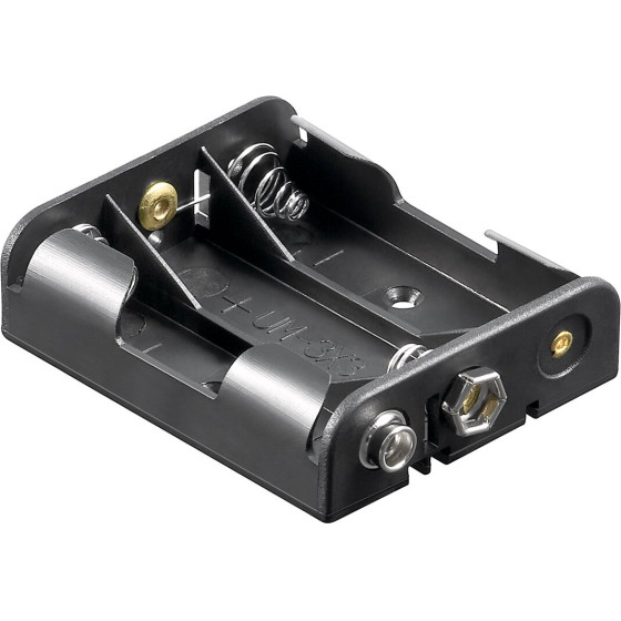 Goobay 3x Aa (Mignon) Battery Holder (10 pcs) - (11984)