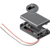 Goobay 3x Aaa (Micro) Battery Holder (10 pcs) - (48143)